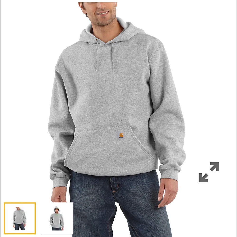 Gray Carhart Hoodie. Barely worn.